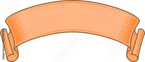 Abstract flowing organic shape silhouette with smooth curves and elegant lines isolated on white background