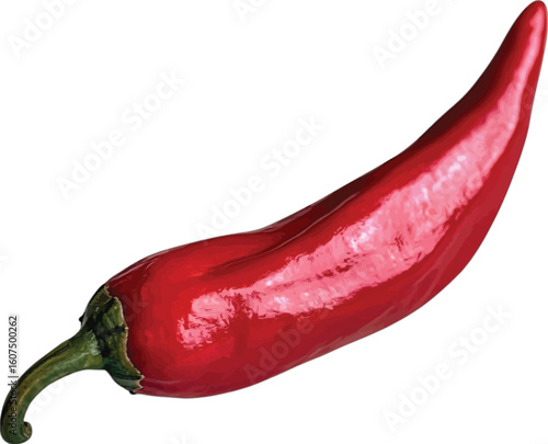 Red chili pepper food spice
