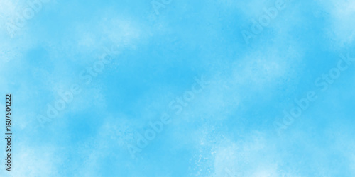 Light blue grunge powder texture art creative and painted design watercolor abstract background for design, natural sky-blue beautiful vintage grunge texture artistic watercolor splash background.