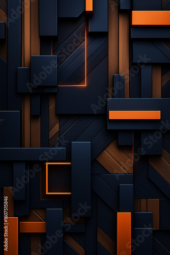 3d render of a modern building background