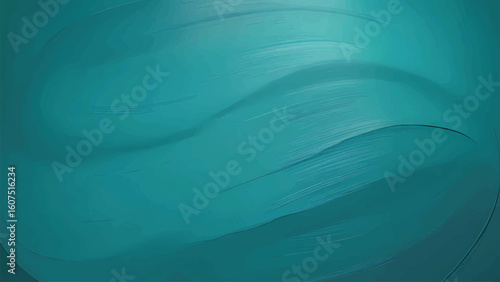 Abstract teal background with brushstrokes offering depth and serene visual interest for designs