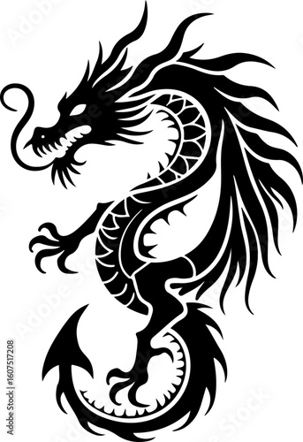 Wallpaper Mural dragon tattoo tribal skull tattoo, rose tattoo gothic art, , flower  vector art Torontodigital.ca
