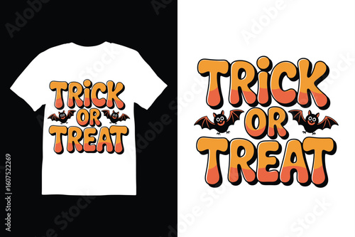 Trick or Treat Halloween T-Shirt Trick or Treat Halloween T-Shirt Design