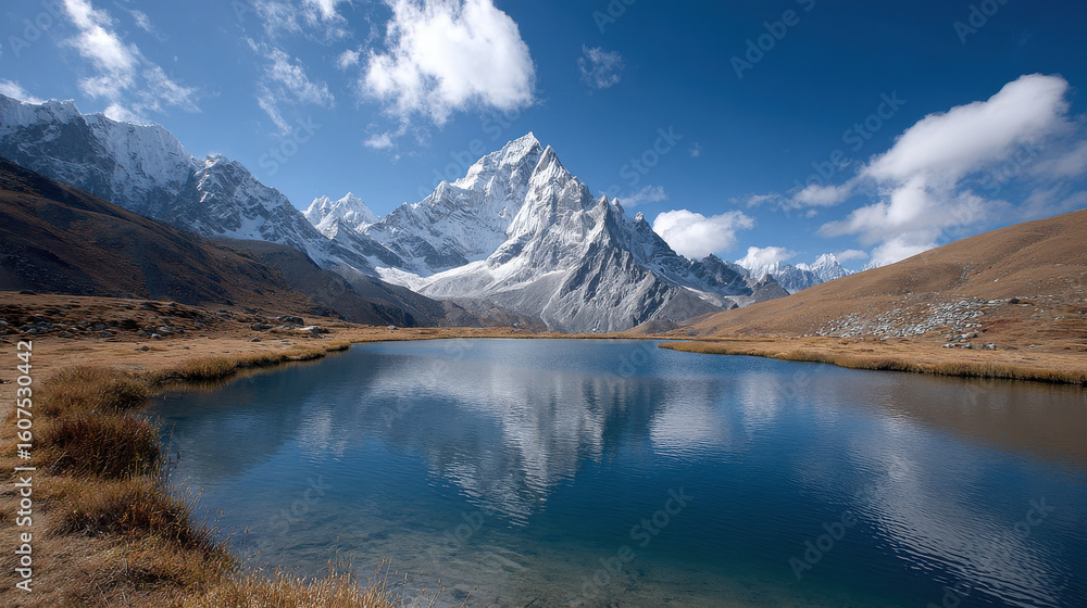 Fototapeta premium explore breathtaking beauty of worlds highest mountains showcasing top peaks