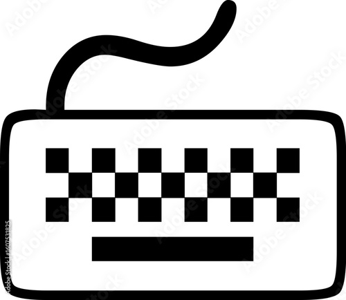 black icon. Abstract design. icon illustration in simple design. simple diseño en negro.