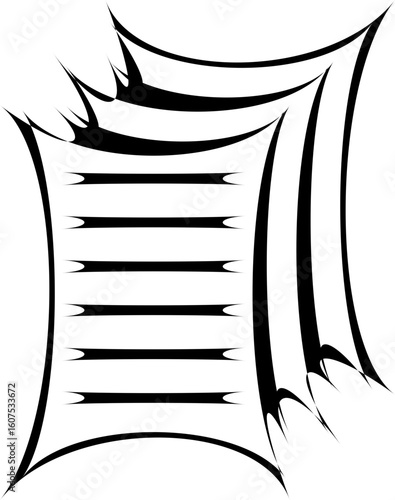 B/W Abstract forms and symbols. symbols. figuras abstractas. diseño y formas abstractas. blanco y negro. Retro