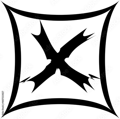 B/W Abstract forms and symbols. symbols. figuras abstractas. diseño y formas abstractas. blanco y negro. Retro