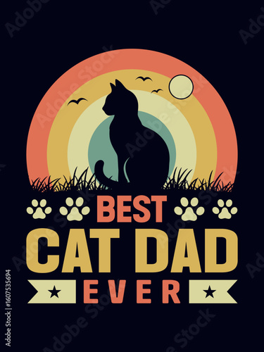 Custom cat tshirt design vector design