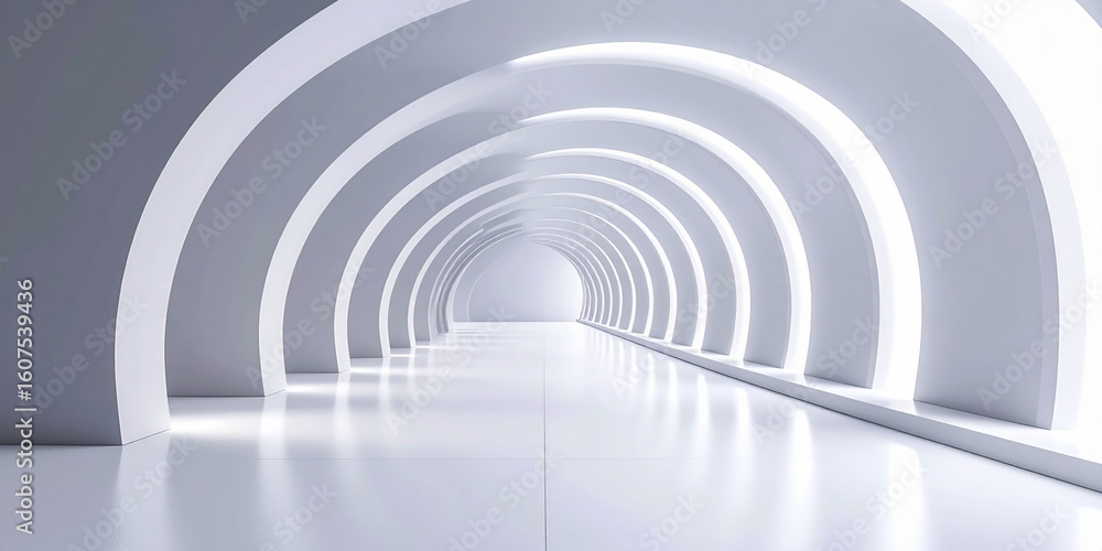 Obraz premium light in the tunnel