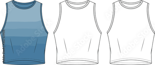 Versatile sleeveless tank tops, ideal for fitness wear, casual fashion, athletic style, stylish layering pieces, comfortable, minimalist design, apparel mockup