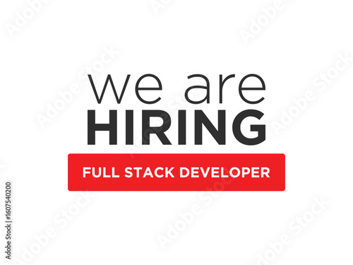 Seeking a talented full stack developer for our innovative team, join our company and build the future with a career in technology