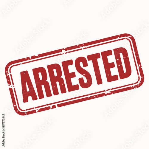 arrested, detained, custody, law, crime, police, justice, legal, captured, warrant, enforcement, suspect, criminal, redstamp, caught, felony, prosecution, charge, trial, authority, handcuffs, booked, 