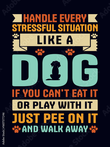 Vintage dog tshirt design vector design
