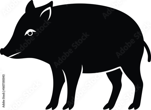 Boar blaze iconic boar emblem graphics ferocity forge wild boar vector design 