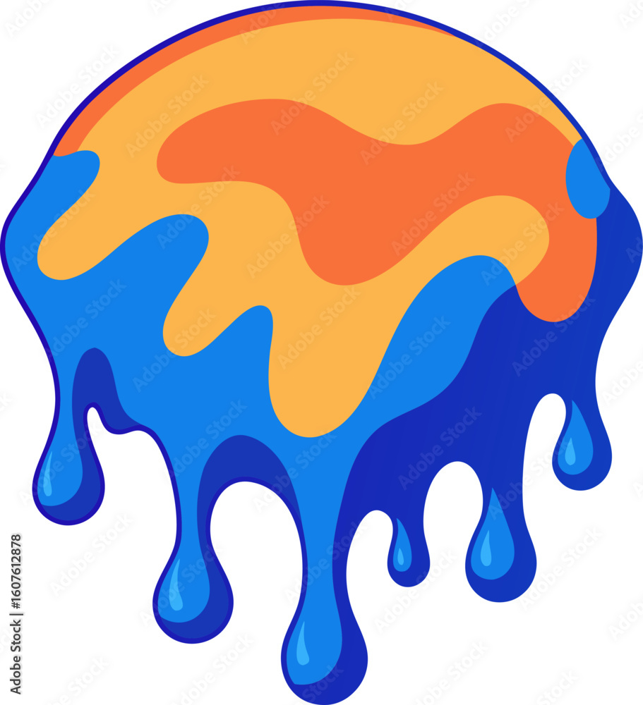 vector illustration of a blue liquid vector illustration of a blue liquid
