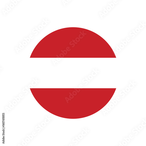 Free Download austria flag icon in circular shape, austria national symbol on transparent PNG. - GFXLoad
