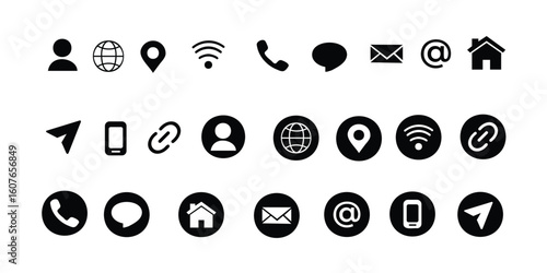 Social Media Platform Logo Icon Set