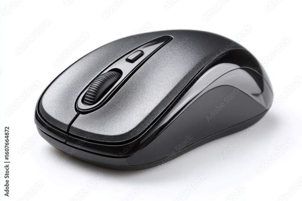 Computer Mouse on a White Background Ideal for Smooth Navigation and Control Computer Mouse on a White Background Ideal for Smooth Navigation and Control