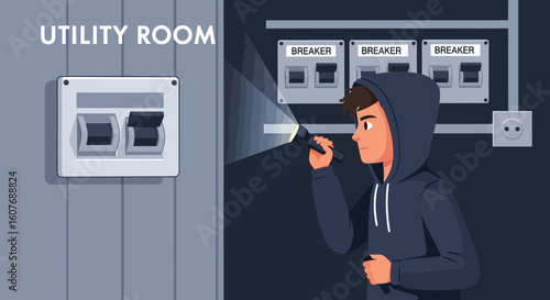 Checking Electrical System At Home Power Outage Switch Breaker Box Repair