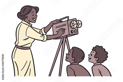 Energetic person in red and yellow tracksuit exercising outdoors with a confident stance and a smile