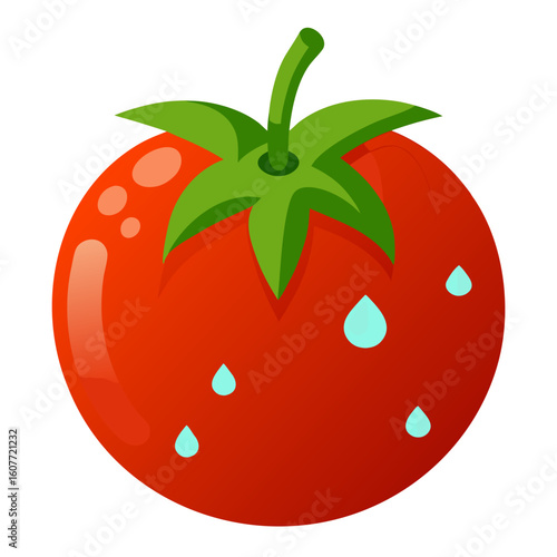 Wallpaper Mural tomato vector illustration Torontodigital.ca