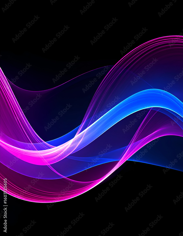 Fototapeta premium abstract blue wave background