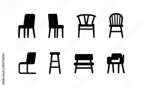 Silhouette collection of modern and classic chair designs