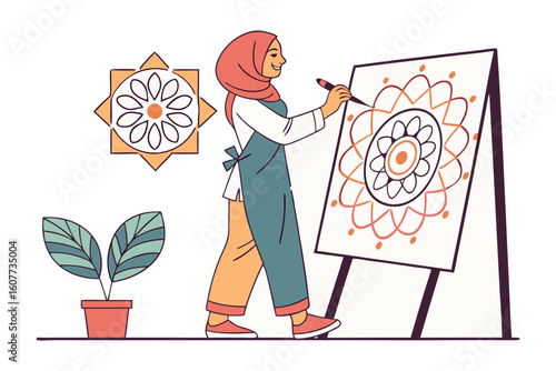 Historical illustration of a scribe kneeling and writing on a wooden lectern with a scroll spread out before him