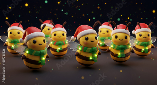 santa claus and christmas tree