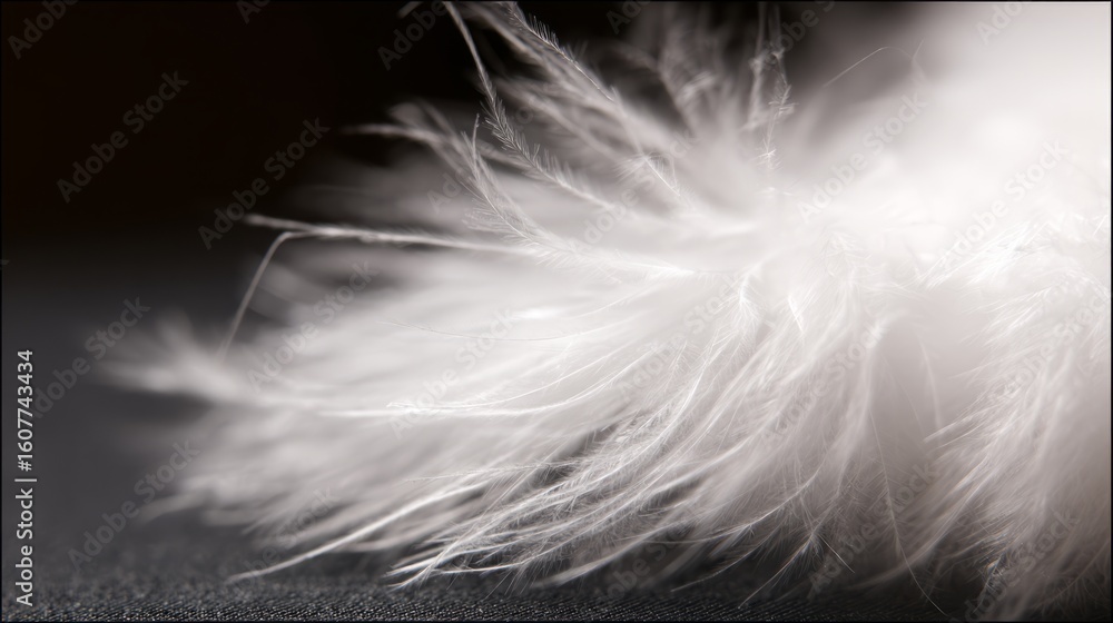 Close-up of a delicate white feather wing, showcasing intricate details in soft, focused light.
Close-up of a delicate white feather wing, showcasing intricate details in soft, focused light.