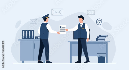 Office Communication Exchange Of Information And Documents Through Business Correspondences