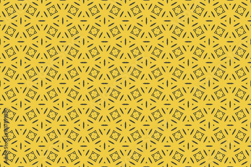 Seamless Fashion Digital Textile Art Cloth Template Tile Decoration Design Shape Luxury Interior Geometric Fabric Texture Wallpaper Endless Visual Background Perspective Graphic Symmetric Pattern.