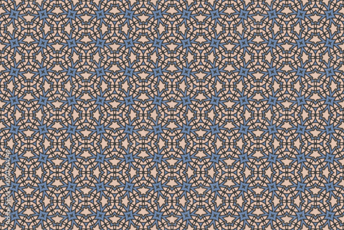 Seamless Fashion Digital Textile Art Cloth Template Tile Decoration Design Shape Luxury Interior Geometric Fabric Texture Wallpaper Endless Visual Background Perspective Graphic Symmetric Pattern.