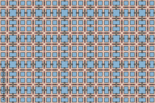 Seamless Fashion Digital Textile Art Cloth Template Tile Decoration Design Shape Luxury Interior Geometric Fabric Texture Wallpaper Endless Visual Background Perspective Graphic Symmetric Pattern.