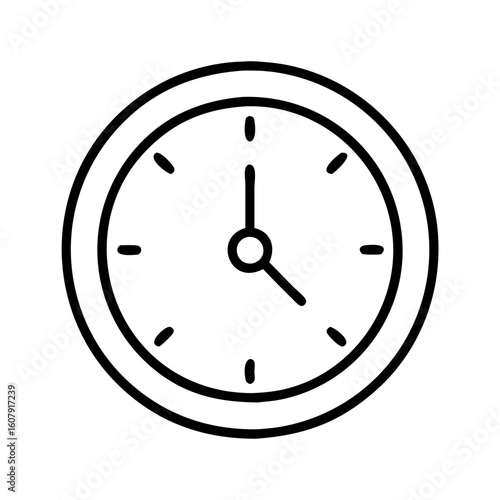 Clock icon time management watch timer deadline hour minute second schedule appointment 4 00 am pm