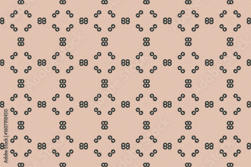 Seamless Fashion Digital Textile Art Cloth Template Tile Decoration Design Shape Luxury Interior Geometric Fabric Texture Wallpaper Endless Visual Background Perspective Graphic Symmetric Pattern.
