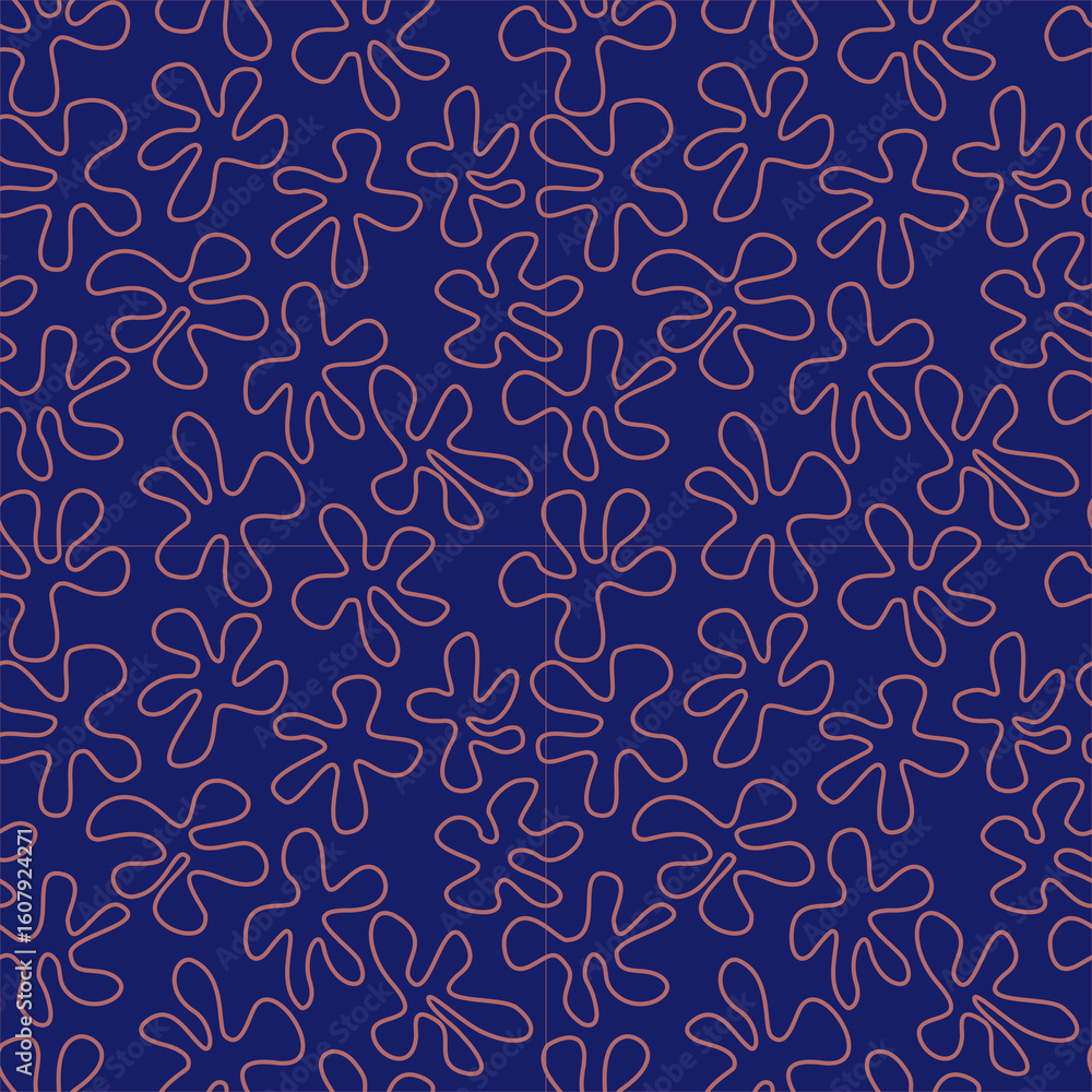 Obraz premium Seamless blobs abstract background.