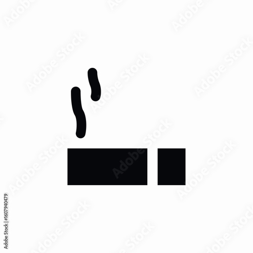 smoking area icon sign vector
