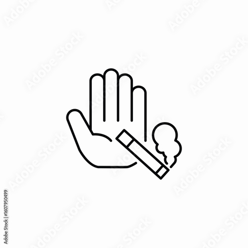 smoking habit icon sign vector