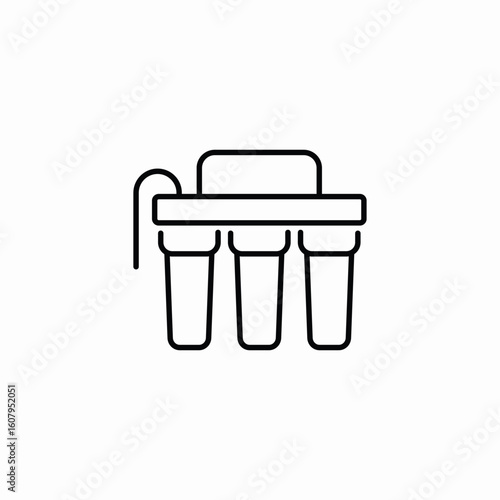 water filter icon sign vector