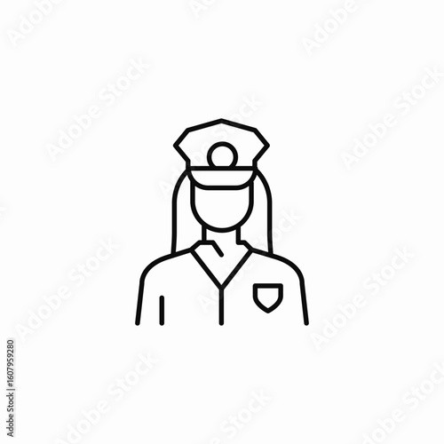 police sheriff icon sign vector