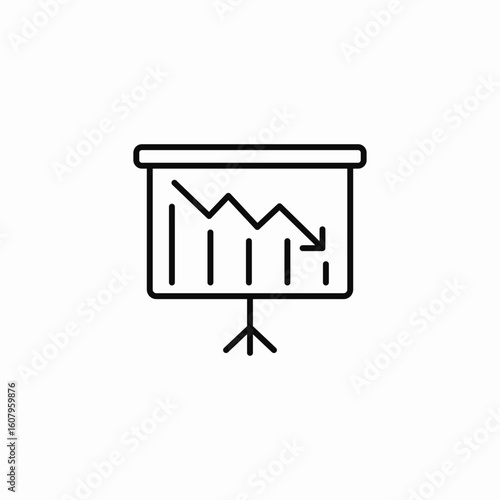statistics information icon sign vector