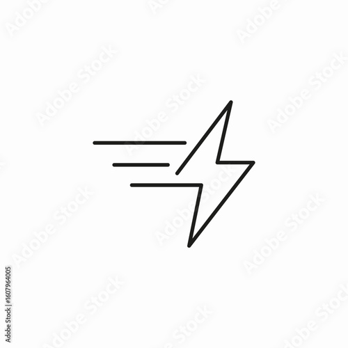 fast energy icon sign vector