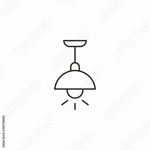 room lights icon sign vector