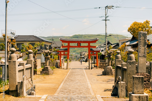 Photos shikoku, JAPAN - may 2 2025 Tenno Temple No