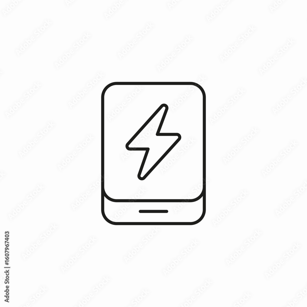 tablet charge icon sign vector tablet charge icon sign vector