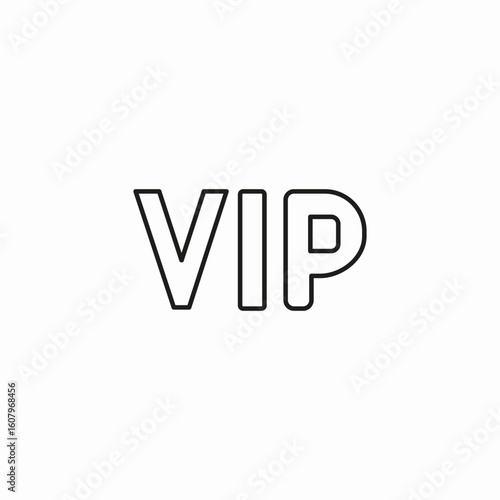 vip member icon sign vector