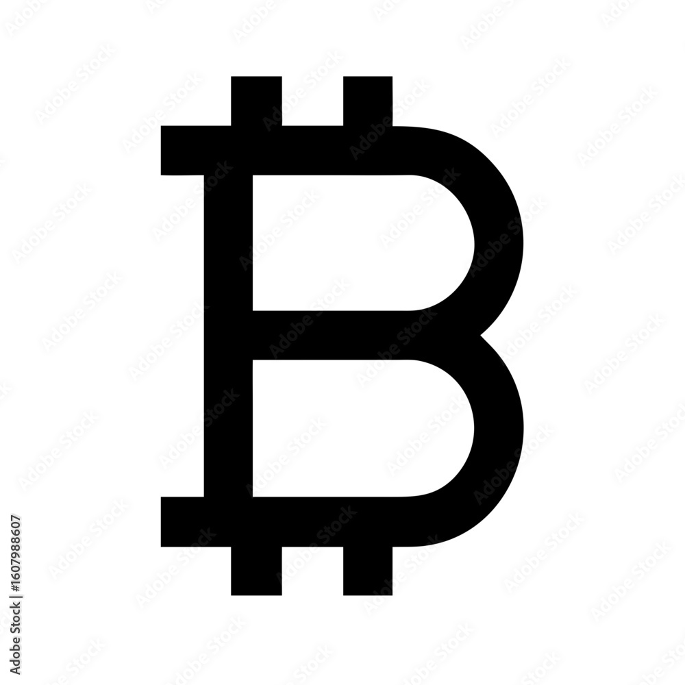 Obraz premium Bitcoin alternative icon vector illustration