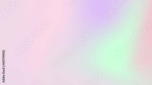 Gradient background suitable for various designs. Featuring pink, purple, and green tones. Perfect for web banners, social media posts. Seamless loop motion animation video background.