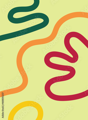 Design line rope abstract unique minimalist